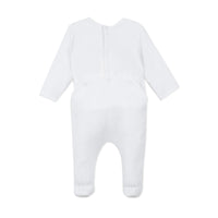 Kenzo White Baby Boy Elephant Footie