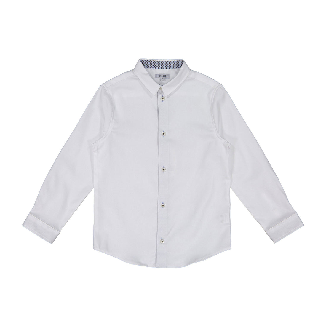 Boys and Arrows White Graphic Contrast Shirt