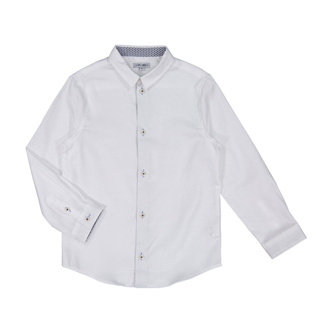 Boys and Arrows White Graphic Contrast Shirt