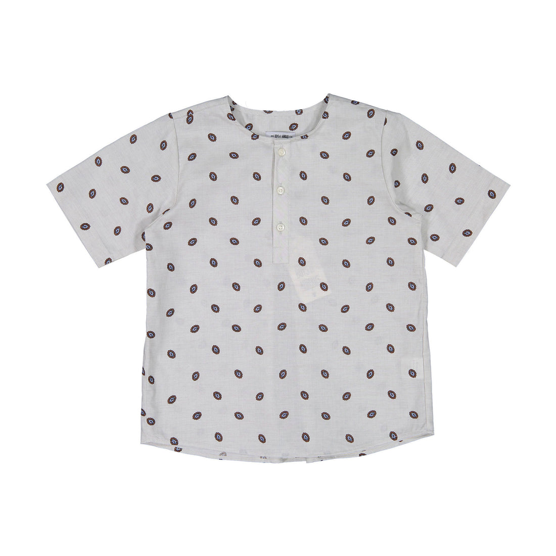 Boys and Arrows Grey Leaf Allover Tunic