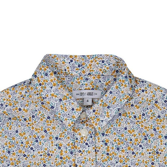 Boys and Arrows White Floral Shirt