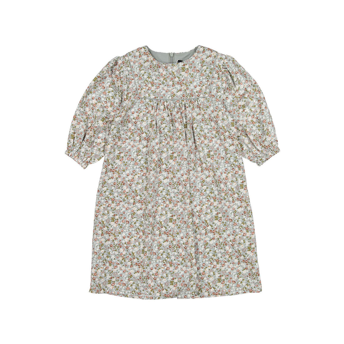 ROWE Blue Tiny Flower Baby Doll Dress