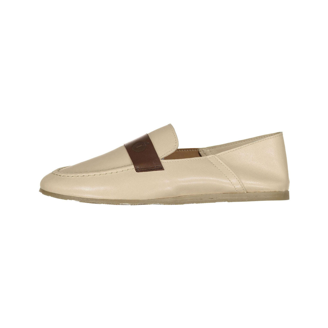 LADIDA Beige Leather Loafers