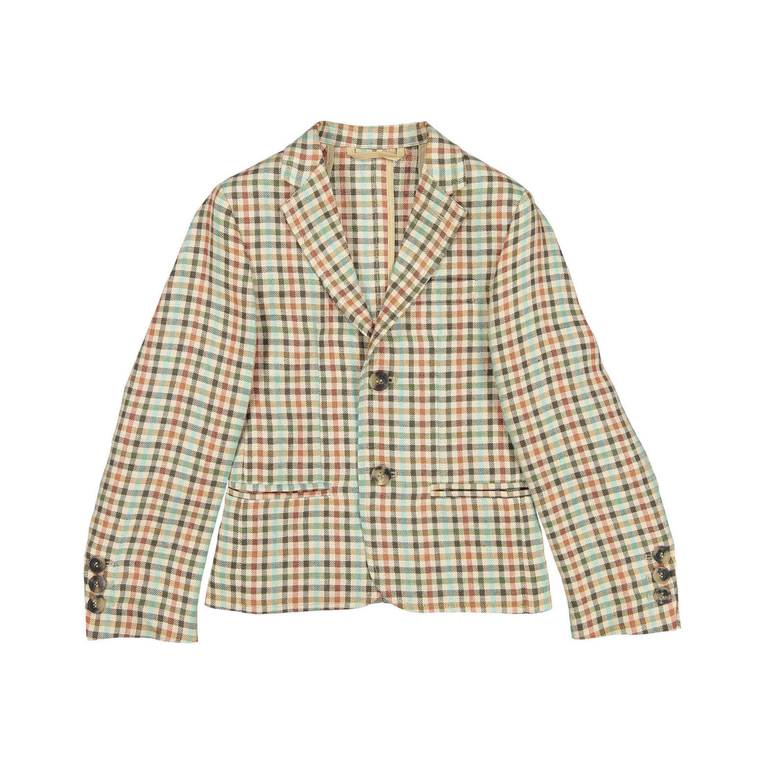 Dal Lago Beige/ Green Isaac Jacket