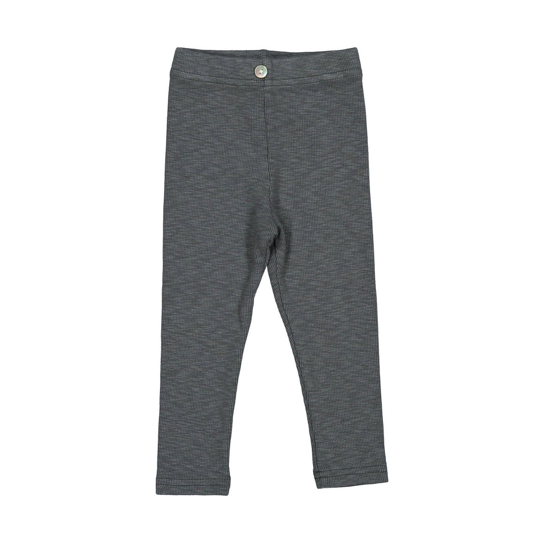 NUNUBIEL Green Rib Button Leggings