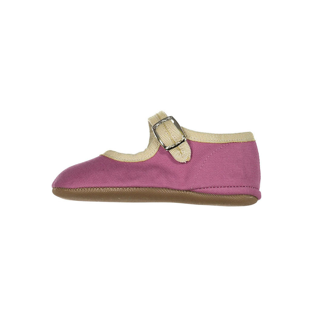 Pepe Antique Rose Canvas Mary Janes