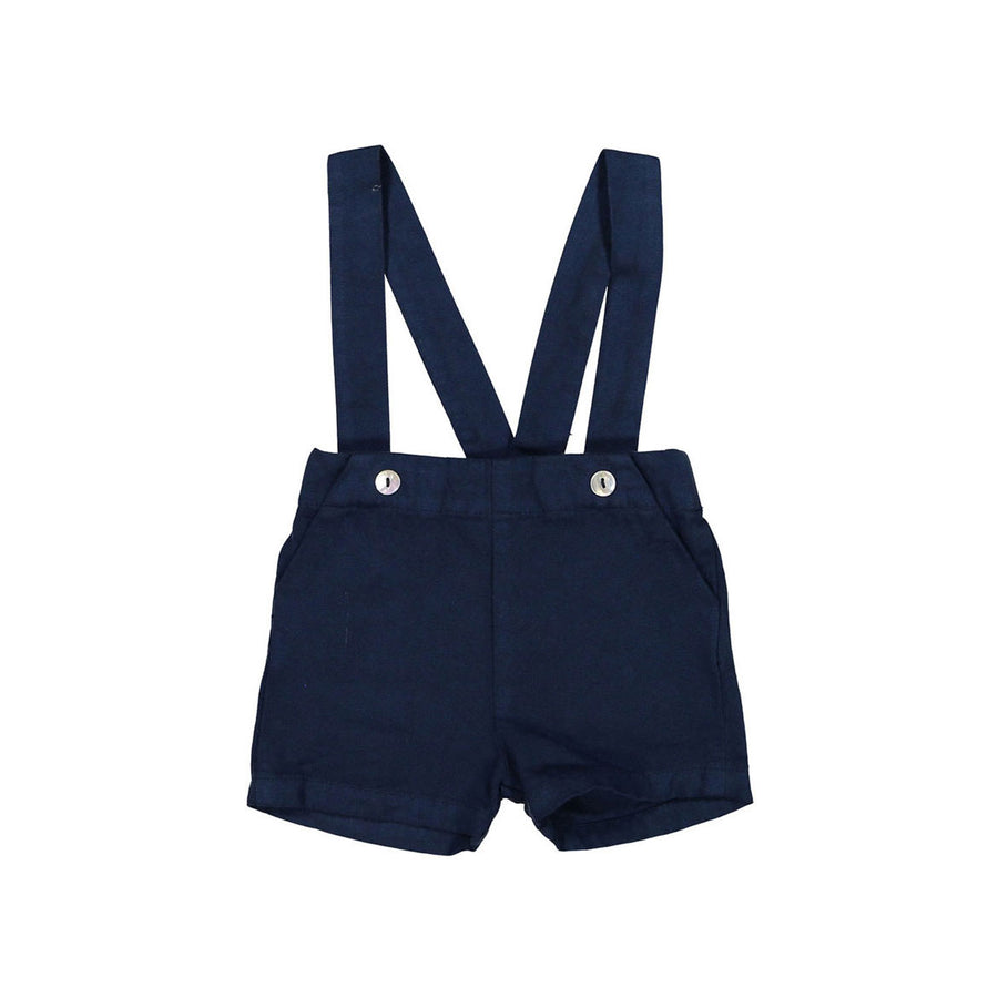 Laranjinha Navy Baby Overalls