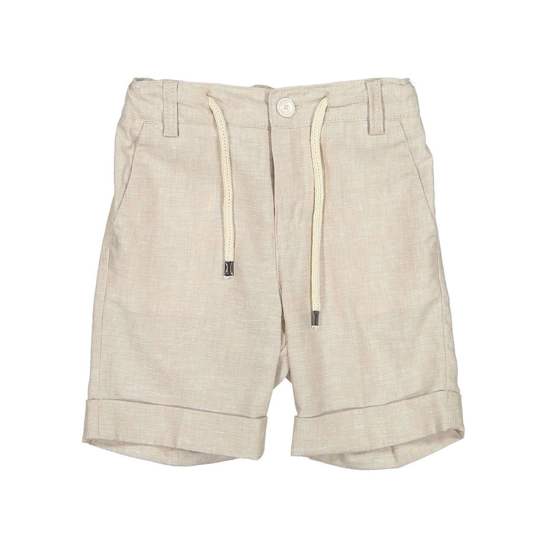 Manuelle Frank Beige Drawstring Shorts