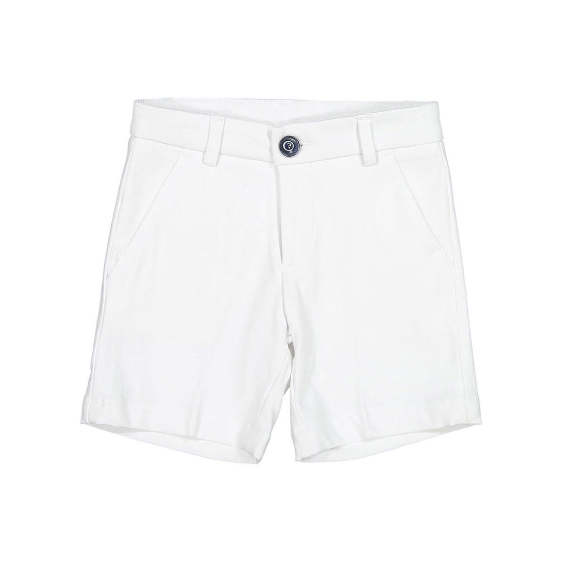 Manuelle Frank White Button Shorts