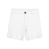 Manuelle Frank White Button Shorts