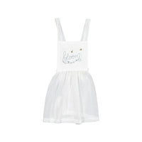 Cosmosophie White/Blue Bloom Dress