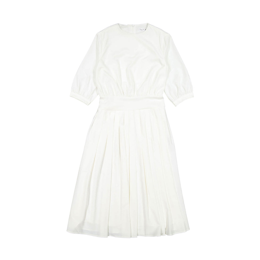 Darlin White Pleated Dress
