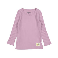Ladida Lavender Ribbed Pajama Set
