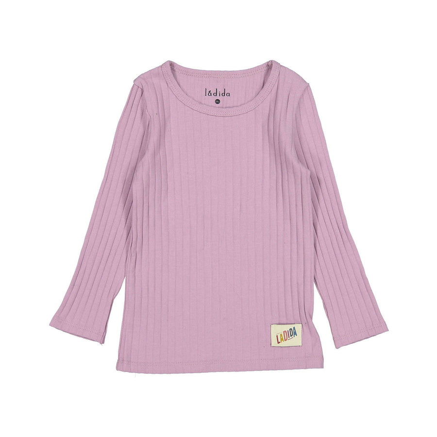 Ladida Lavender Ribbed Pajama Set