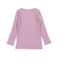 Ladida Lavender Ribbed Pajama Set