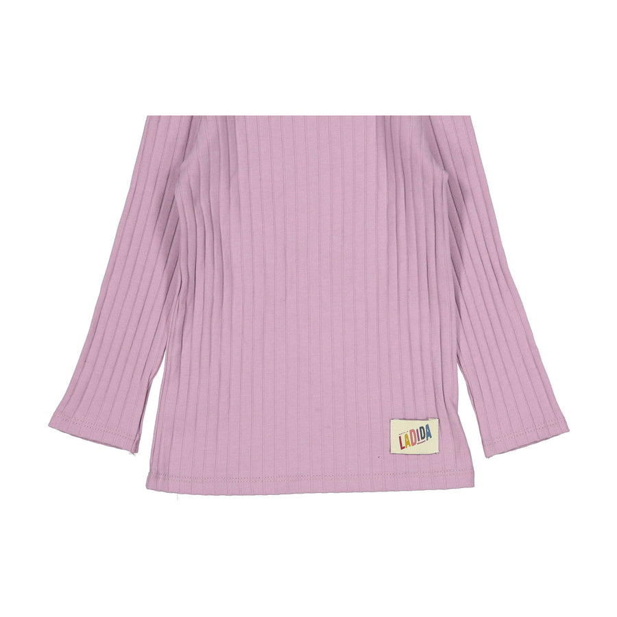 Ladida Lavender Ribbed Pajama Set