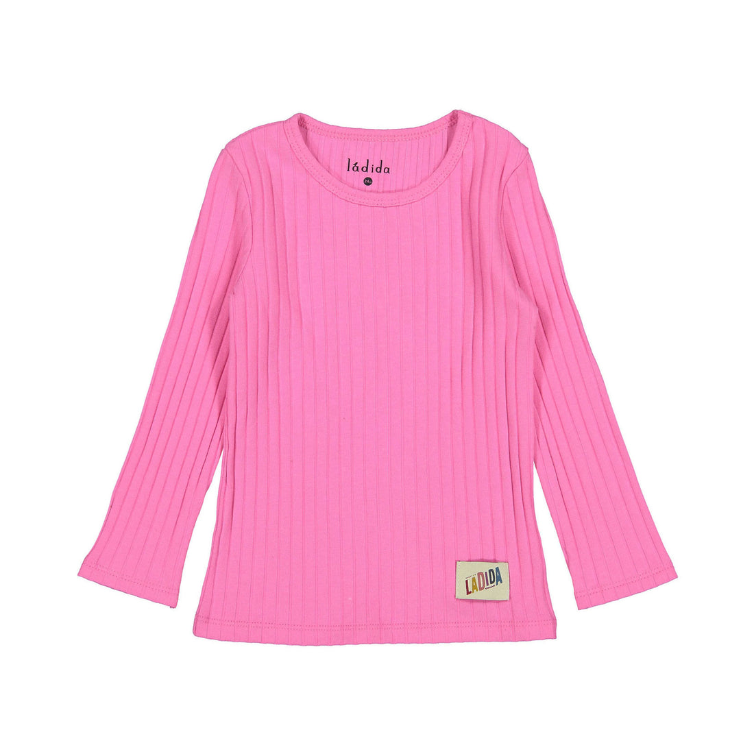 Ladida Hot Pink Ribbed Pajama Set
