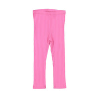 Ladida Hot Pink Ribbed Pajama Set