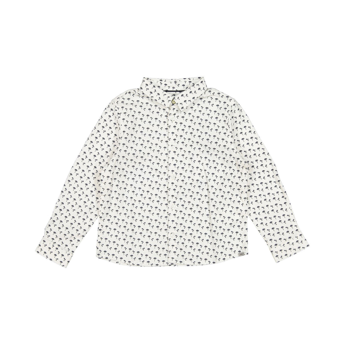 Ikks Ecru Printed Rock Shirt