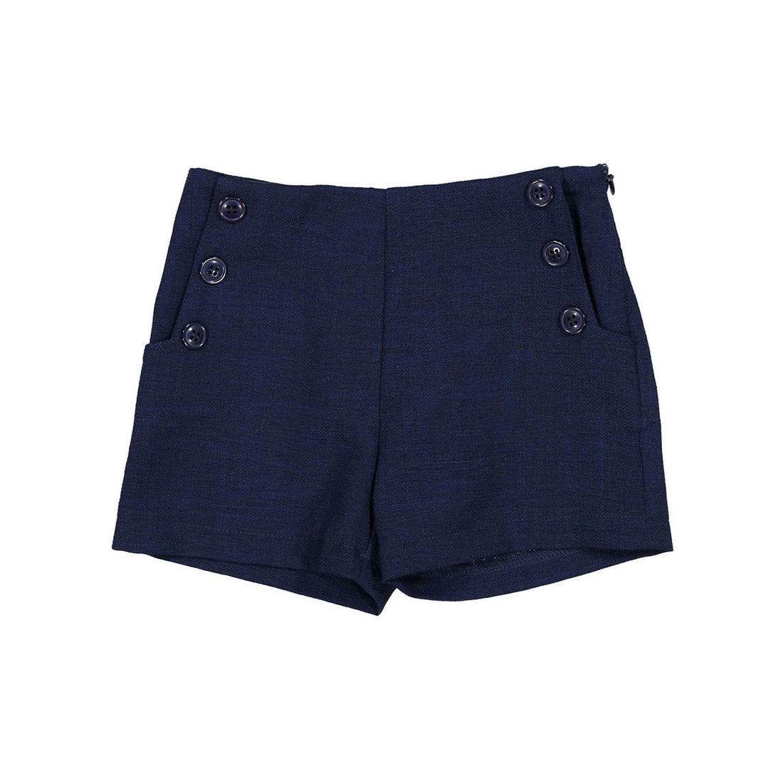 Boys and Arrows Navy Textured Sailor Shorts