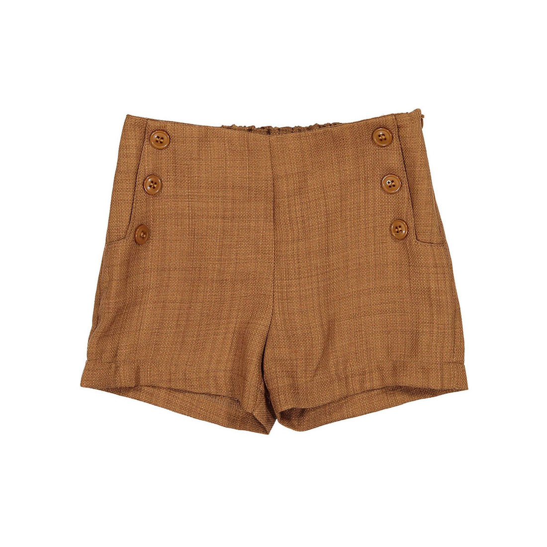 Boys and Arrows Camel Textured Sailor Shorts