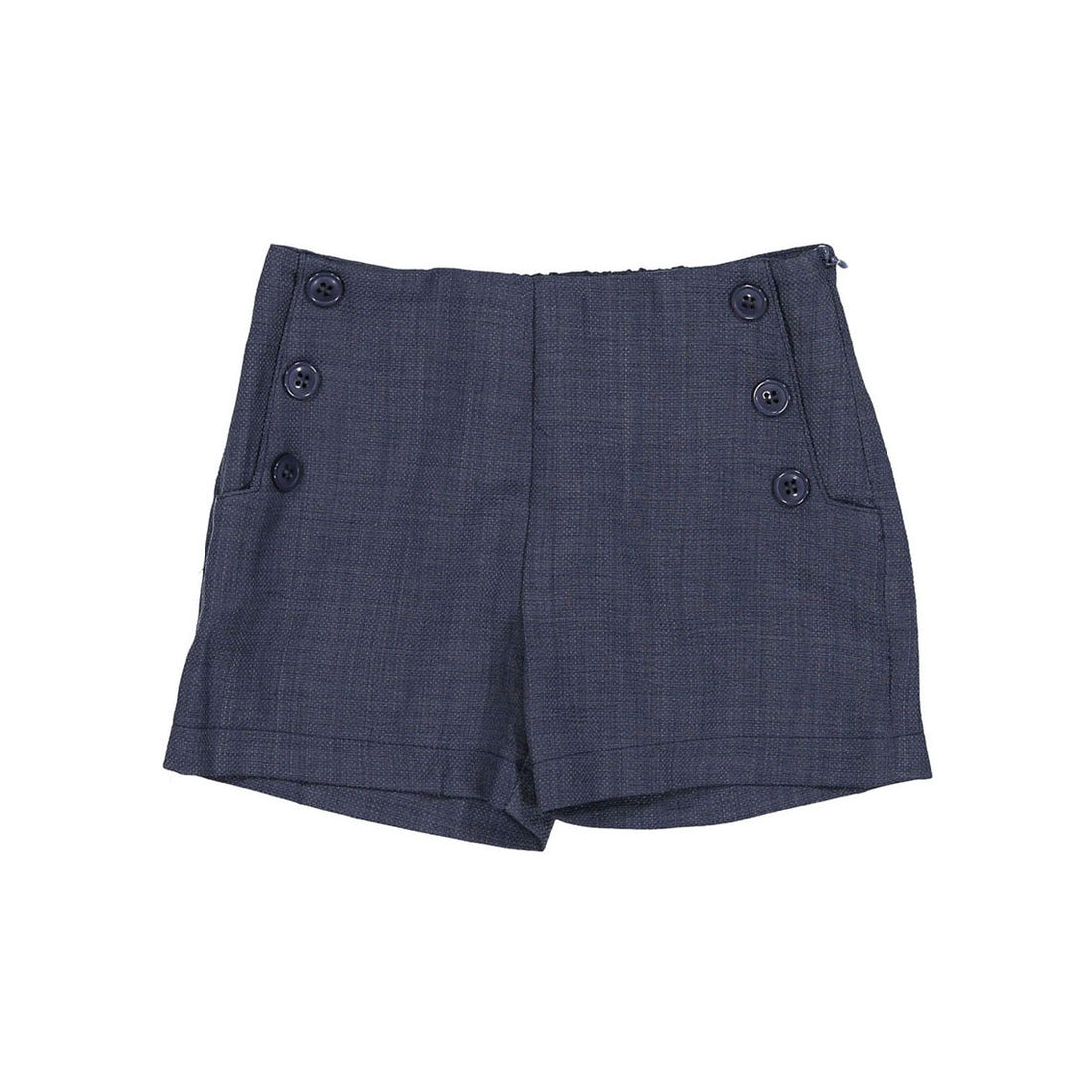 Boys and Arrows  Blue Textured Sailor Shorts