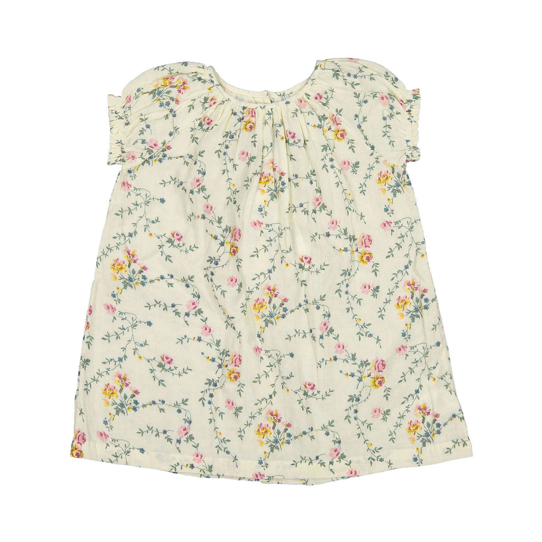 Bonton Ecru Flower Baby Dress