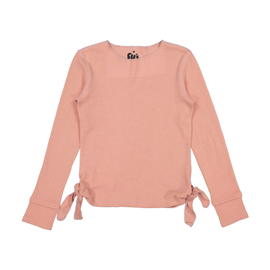 FYI Rose Waffle Tie Tee