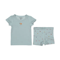 Ladida Blue Fruit Short Set