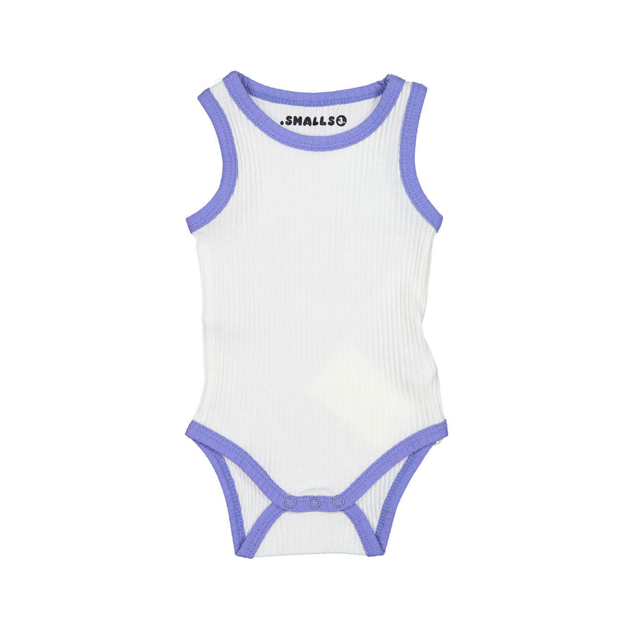 Smalls Neon Blue Colorblock Baby Tank Set