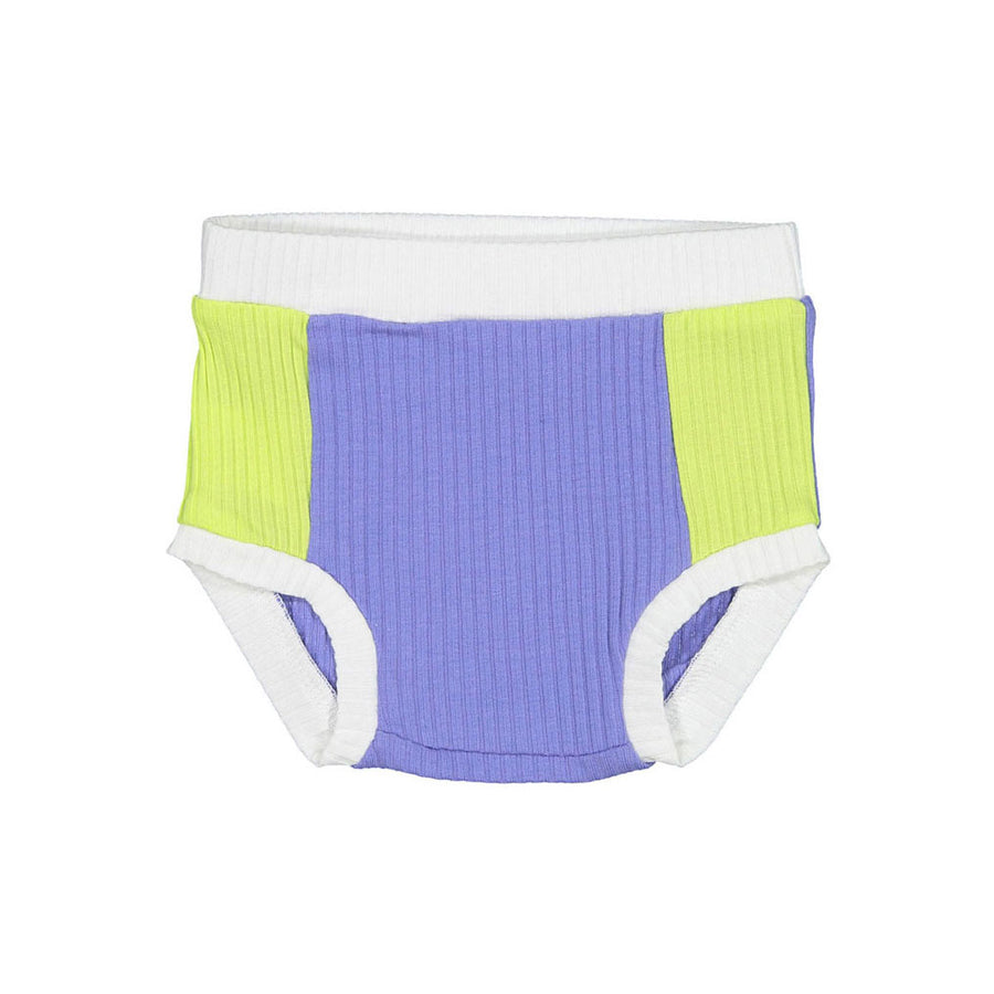 Smalls Neon Blue Colorblock Baby Tank Set