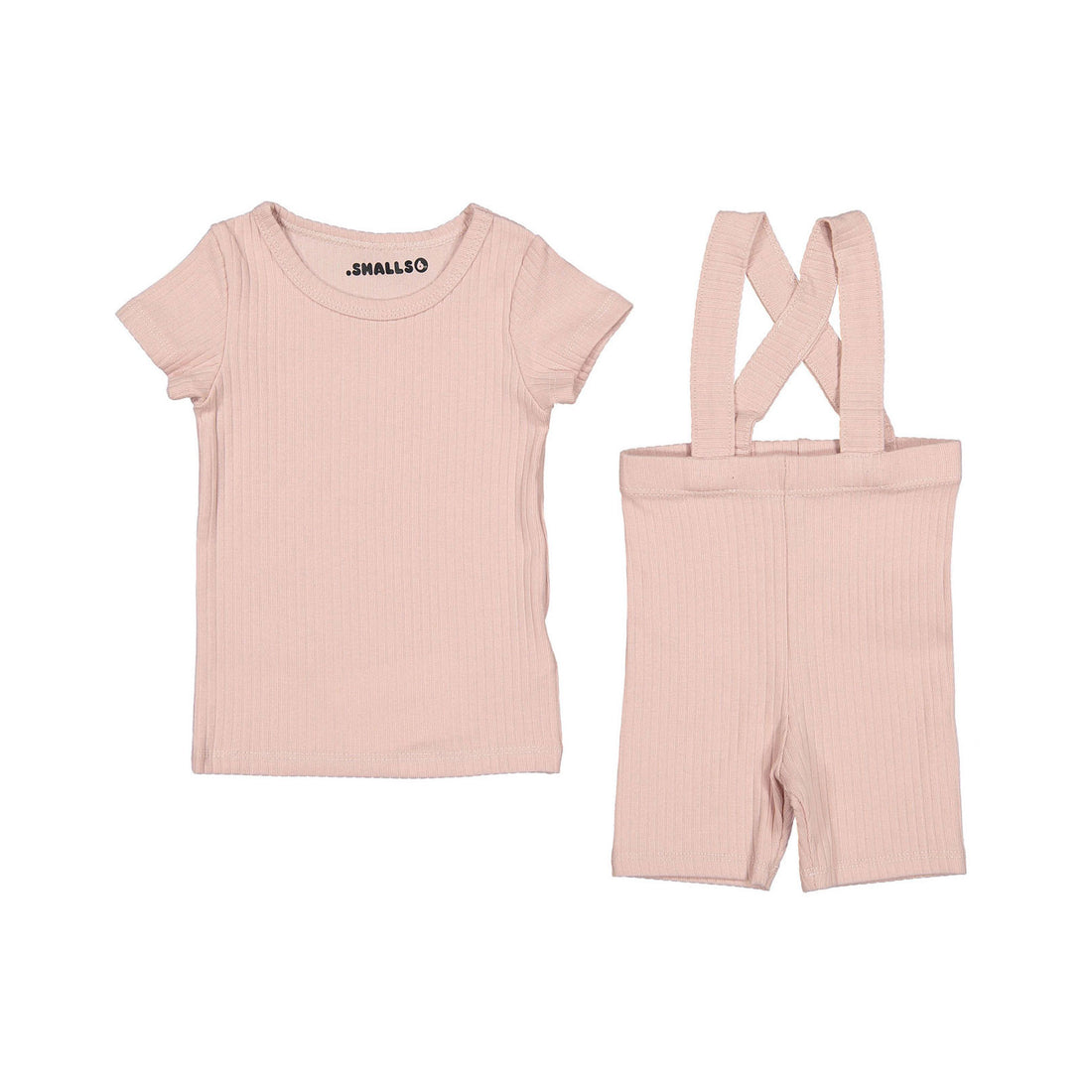 Smalls Pink Short Suspender Set