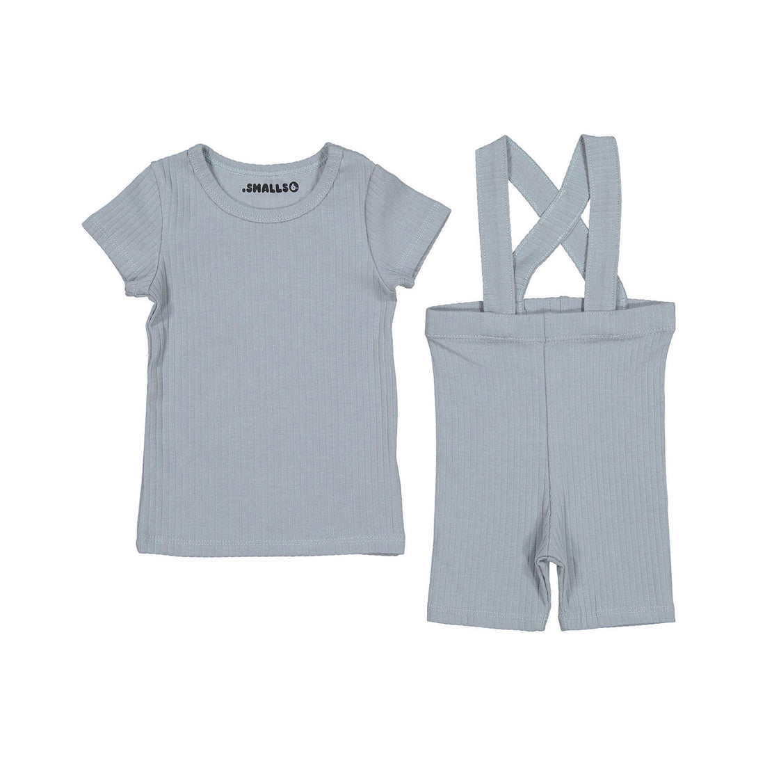 Smalls Light Blue Short Suspender Set