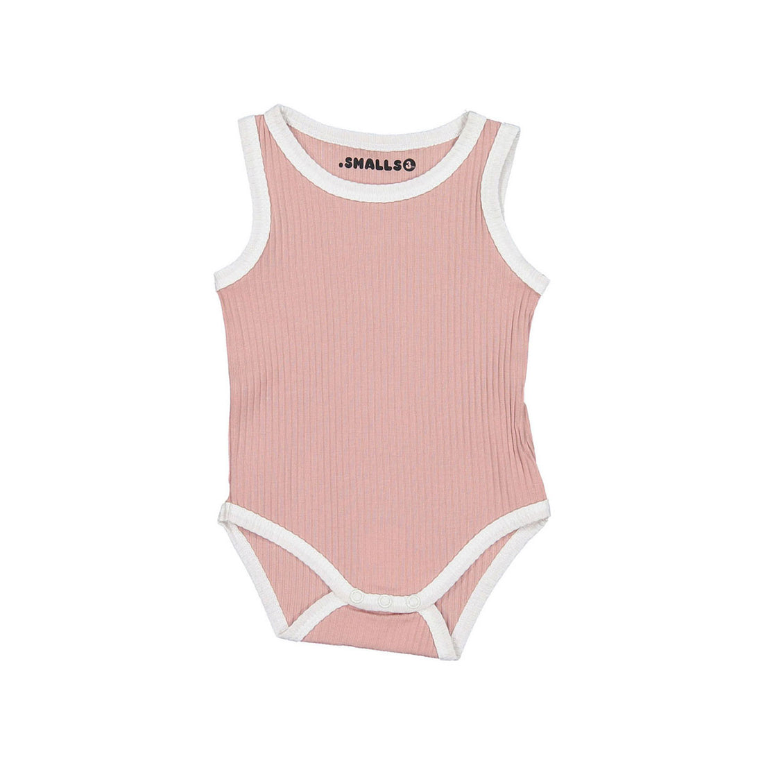Smalls Pastel Pink Colorblock Baby Tank Set
