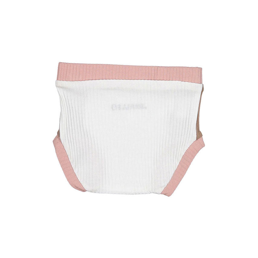 Smalls Pastel Pink Colorblock Baby Tank Set