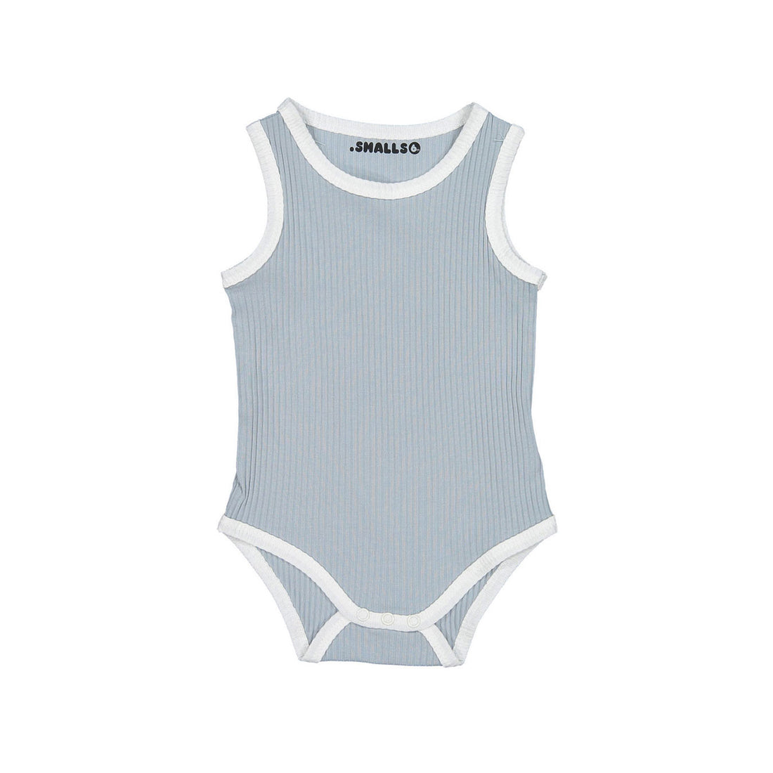 Smalls Pastel Blue Colorblock Baby Tank Set
