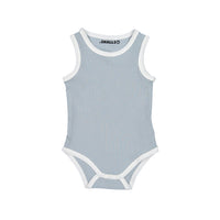 Smalls Pastel Blue Colorblock Baby Tank Set
