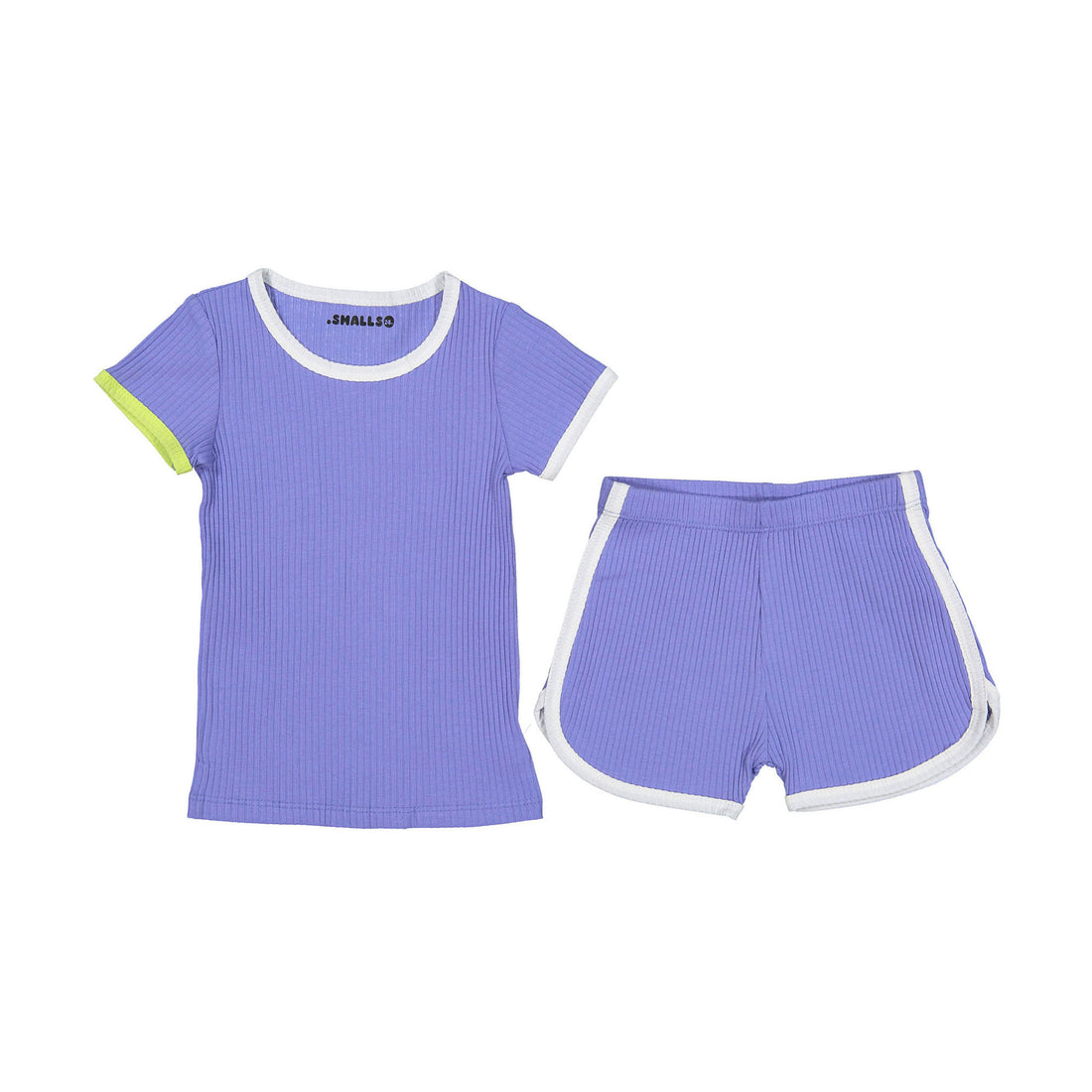 Smalls Neon Blue Short Set