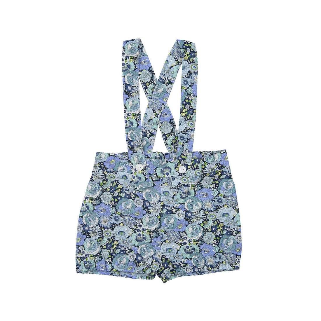 Olivia Blue Floral Suspender Bloomers