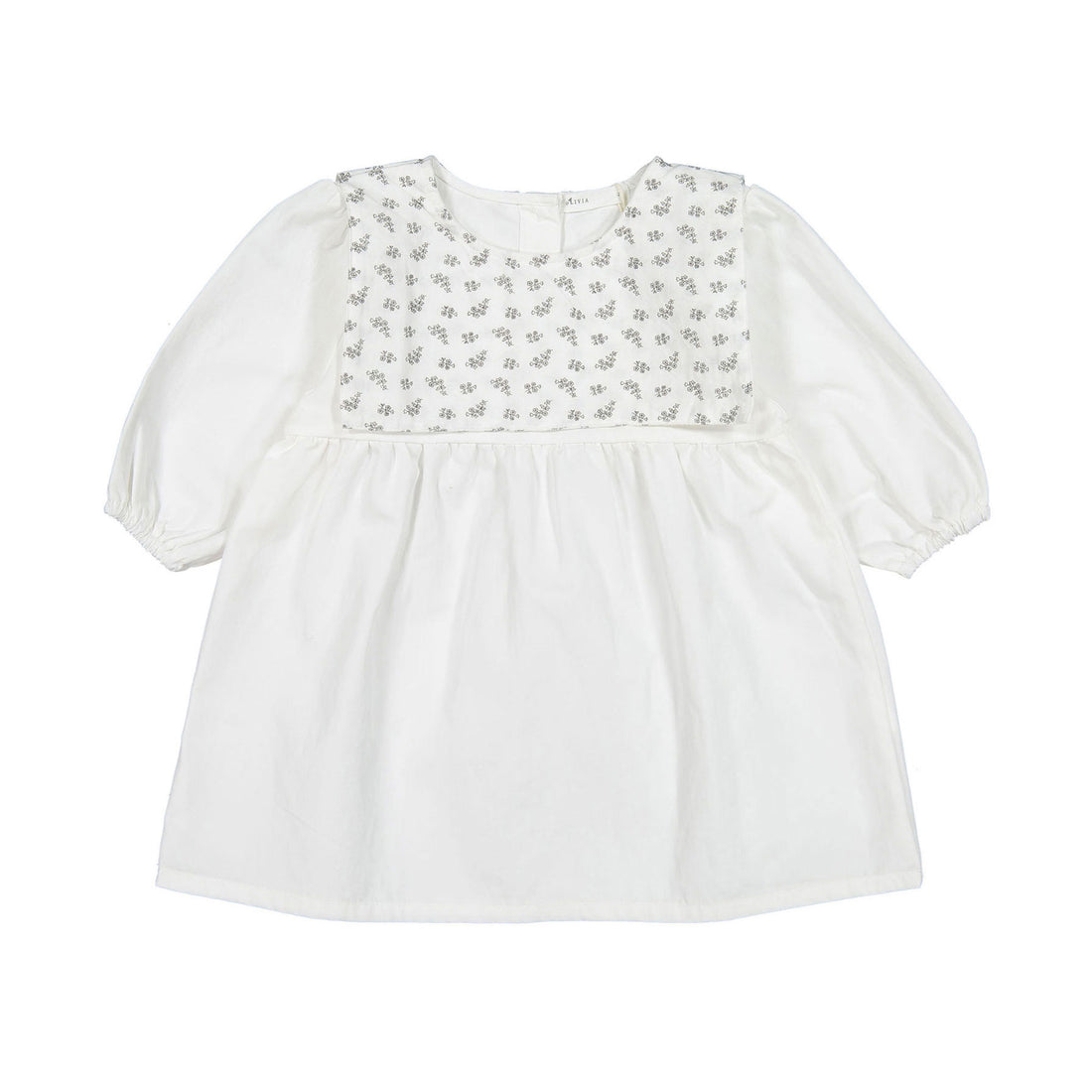 Olivia White Bib Dress