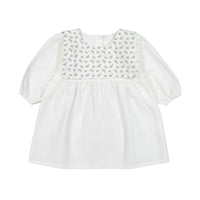 Olivia White Bib Dress