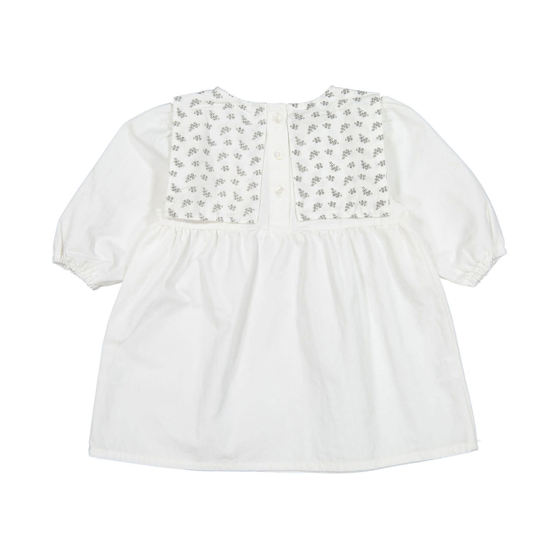 Olivia White Bib Dress