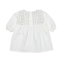 Olivia White Bib Dress