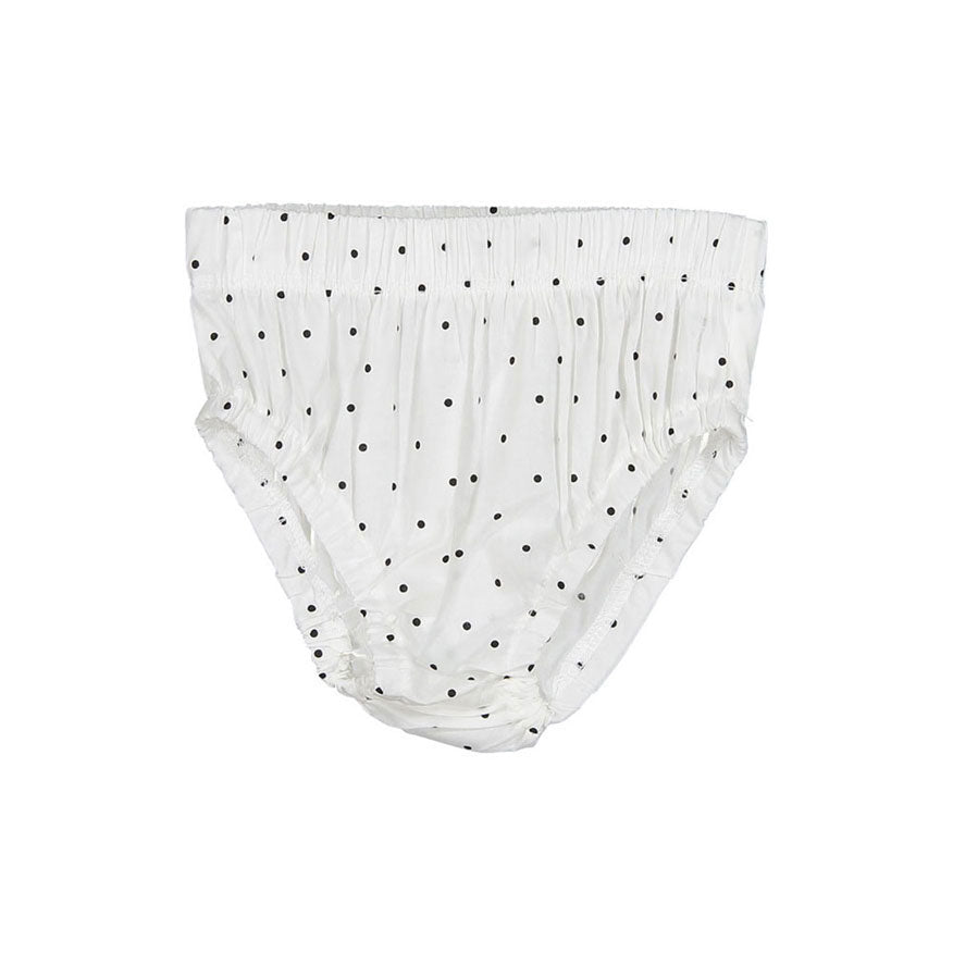 Olivia White Dot Set
