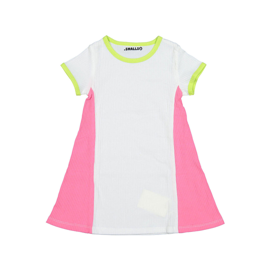 Smalls Neon Pink Colorblock Dress