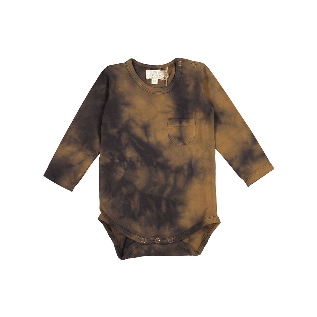 The Simple Folk The Tie-Dye Onesie-Rust Tie-Dye