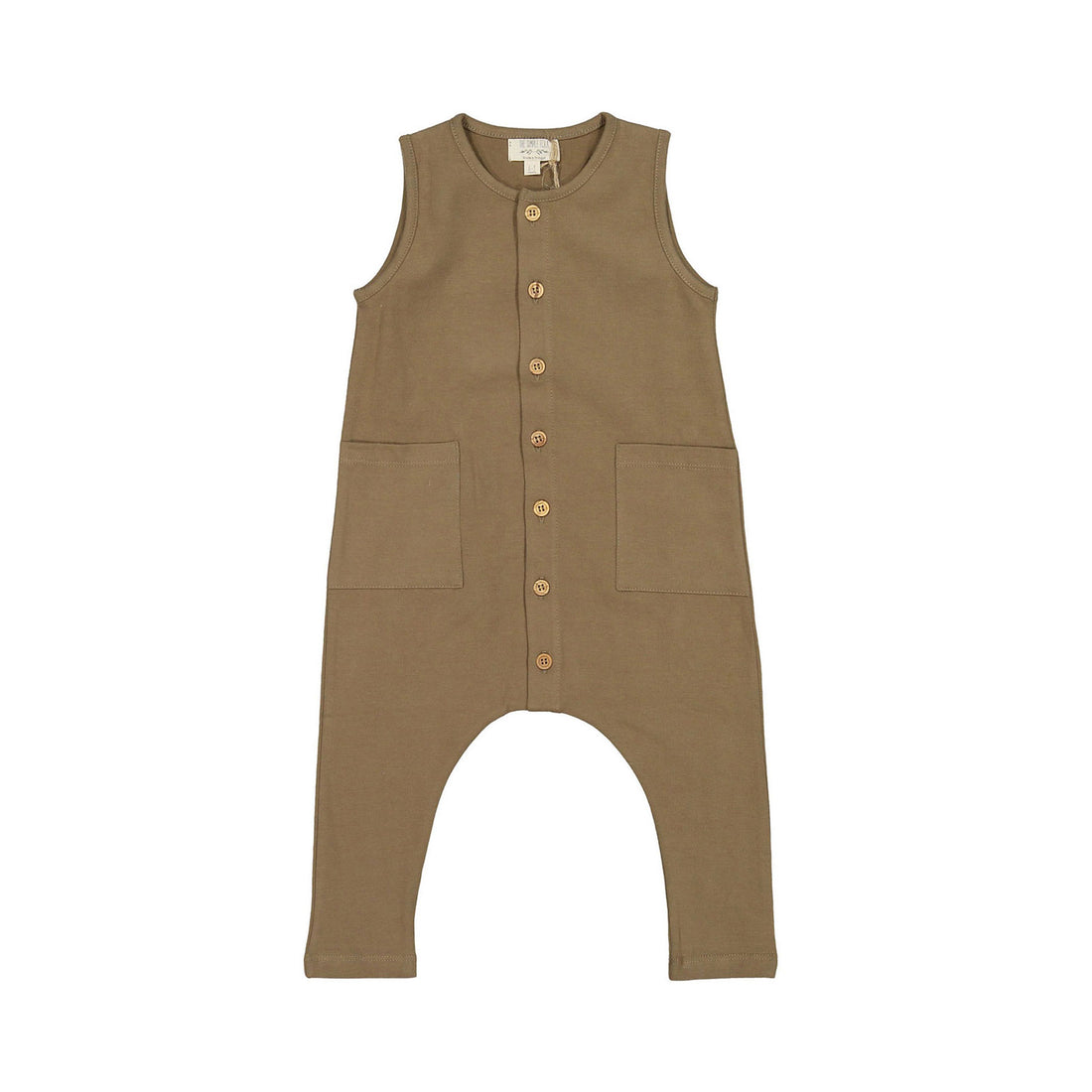 The Simple Folk  The Free Range Playsuit- Walnut
