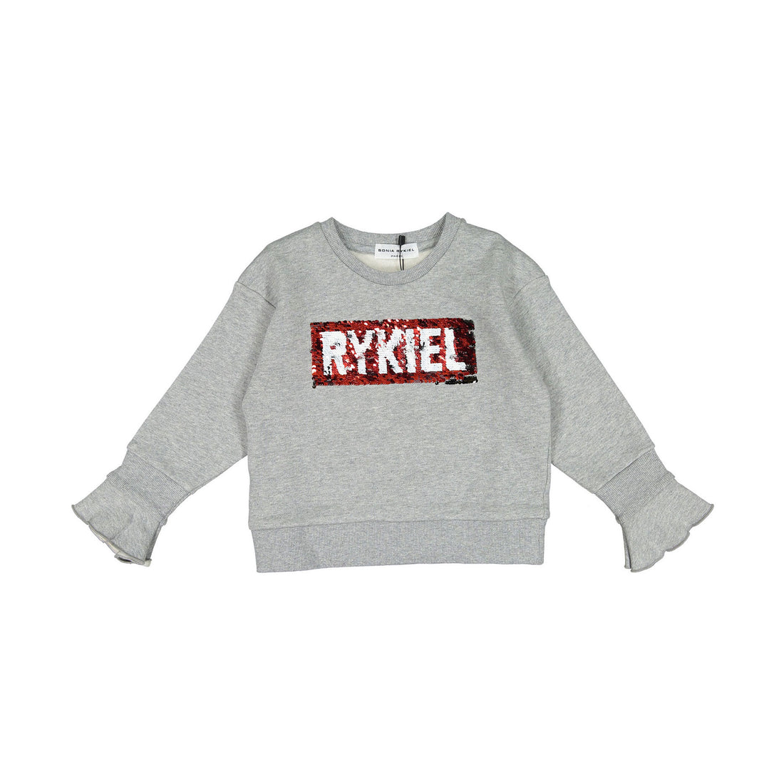 Sonia Rykiel Grey Lovely Reversible Sequin Sweatshirt