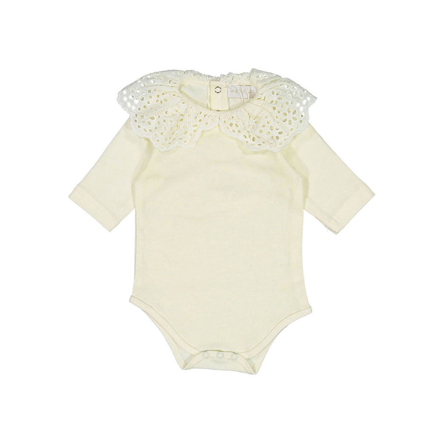 Petite Amalie Cream Bebe Vintage Embroidered Onesie