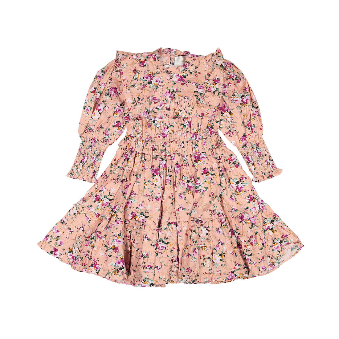 Petite Amalie Pink Print Stephanie Dress